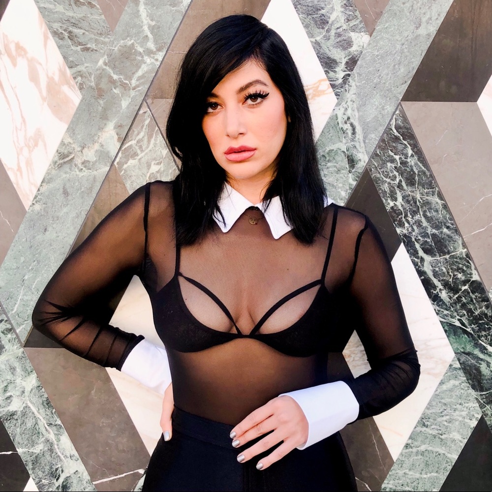 The Essential Sheer Black Babydoll Bodysuit 🔎🖤